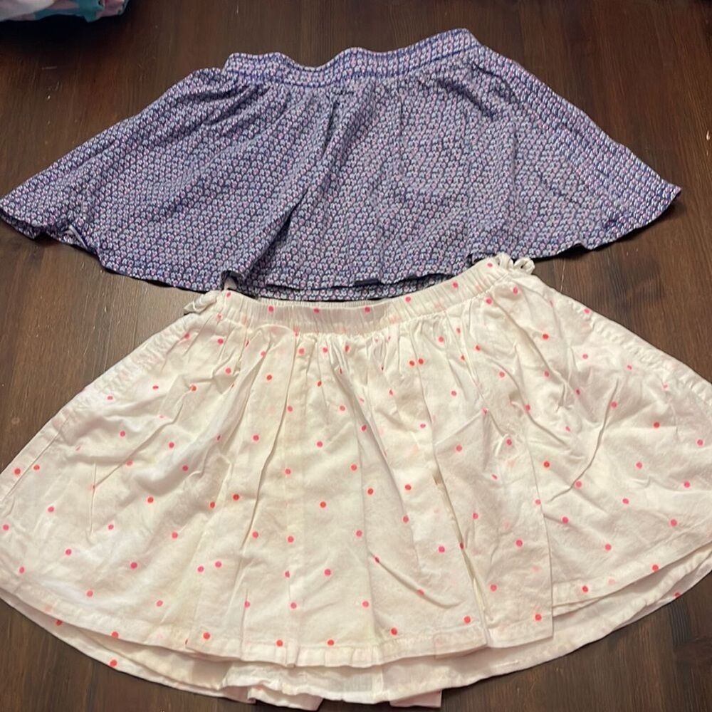 Lot Old Navy and Cherokee Skirts Girls Size Small Polka Dot and Print